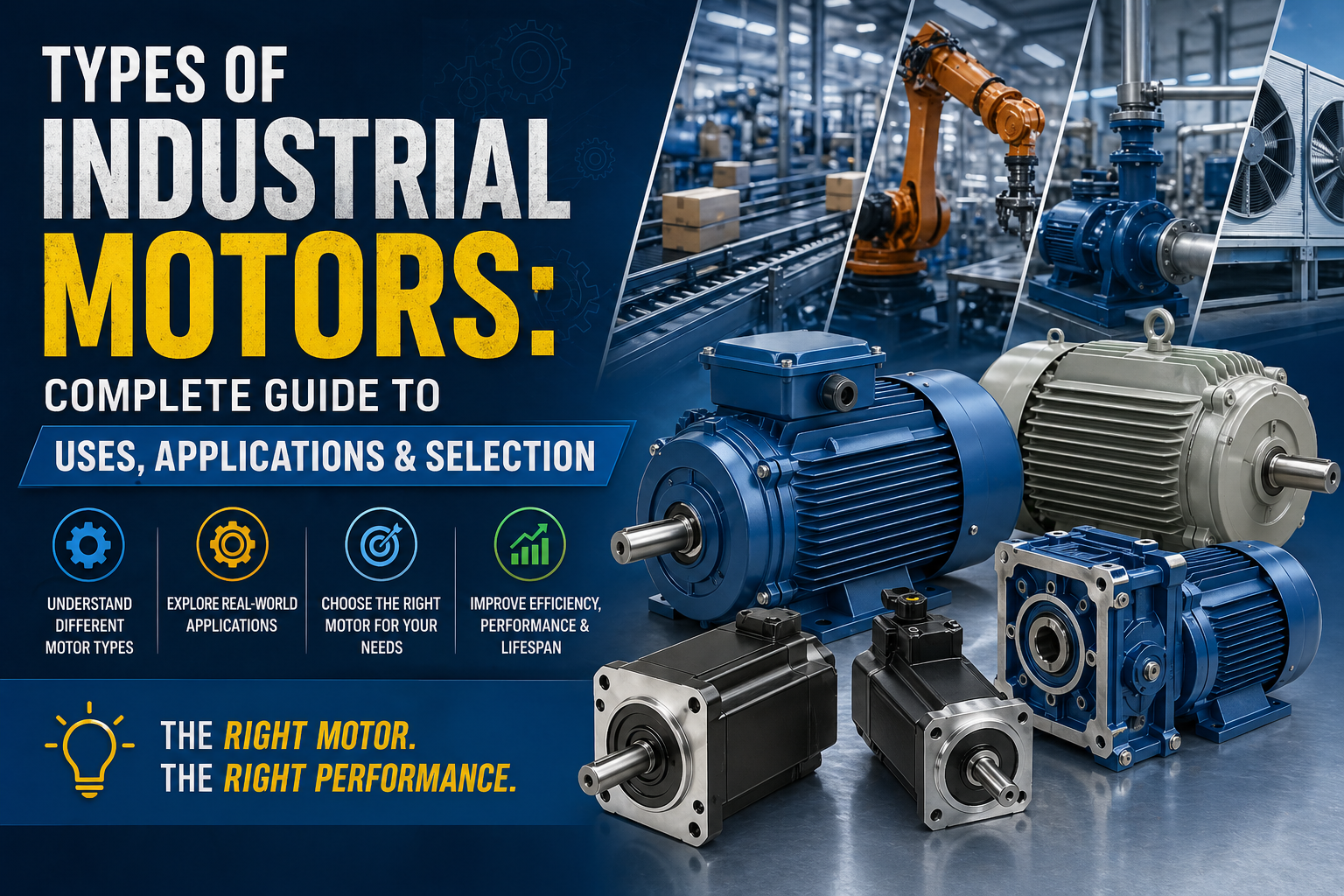types of industrial motors