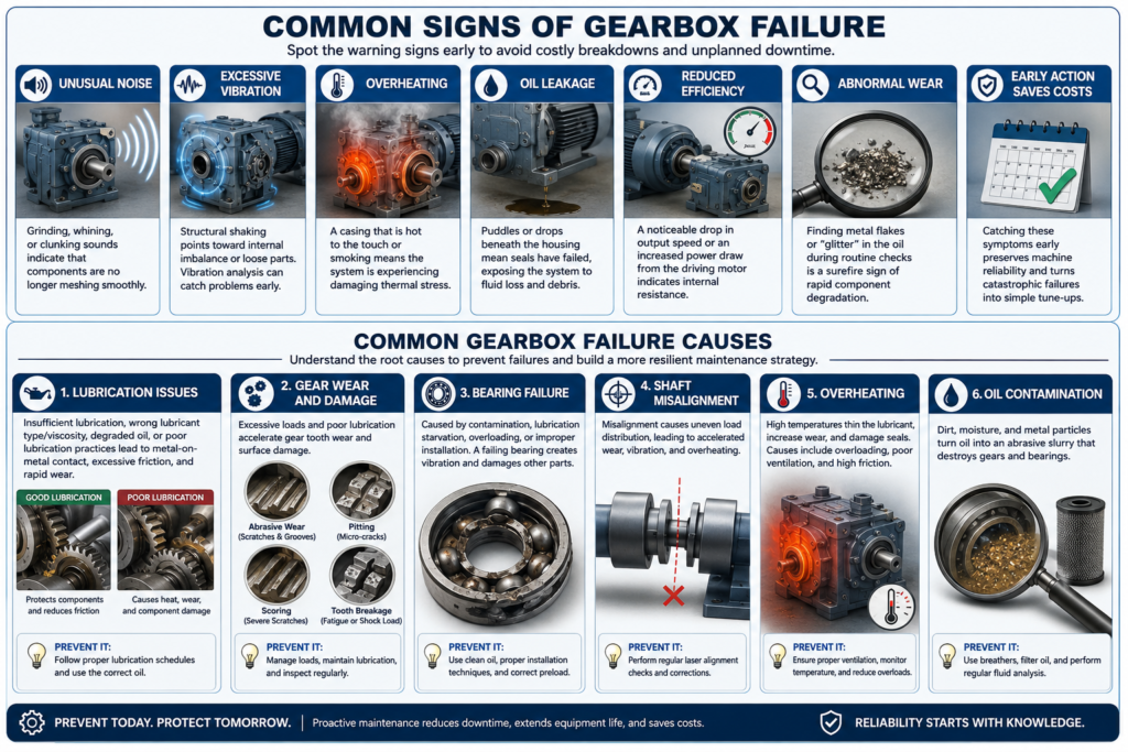 Common Signs of Gearbox Failure